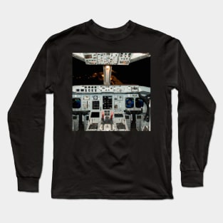 Airplane Cockpit Long Sleeve T-Shirt